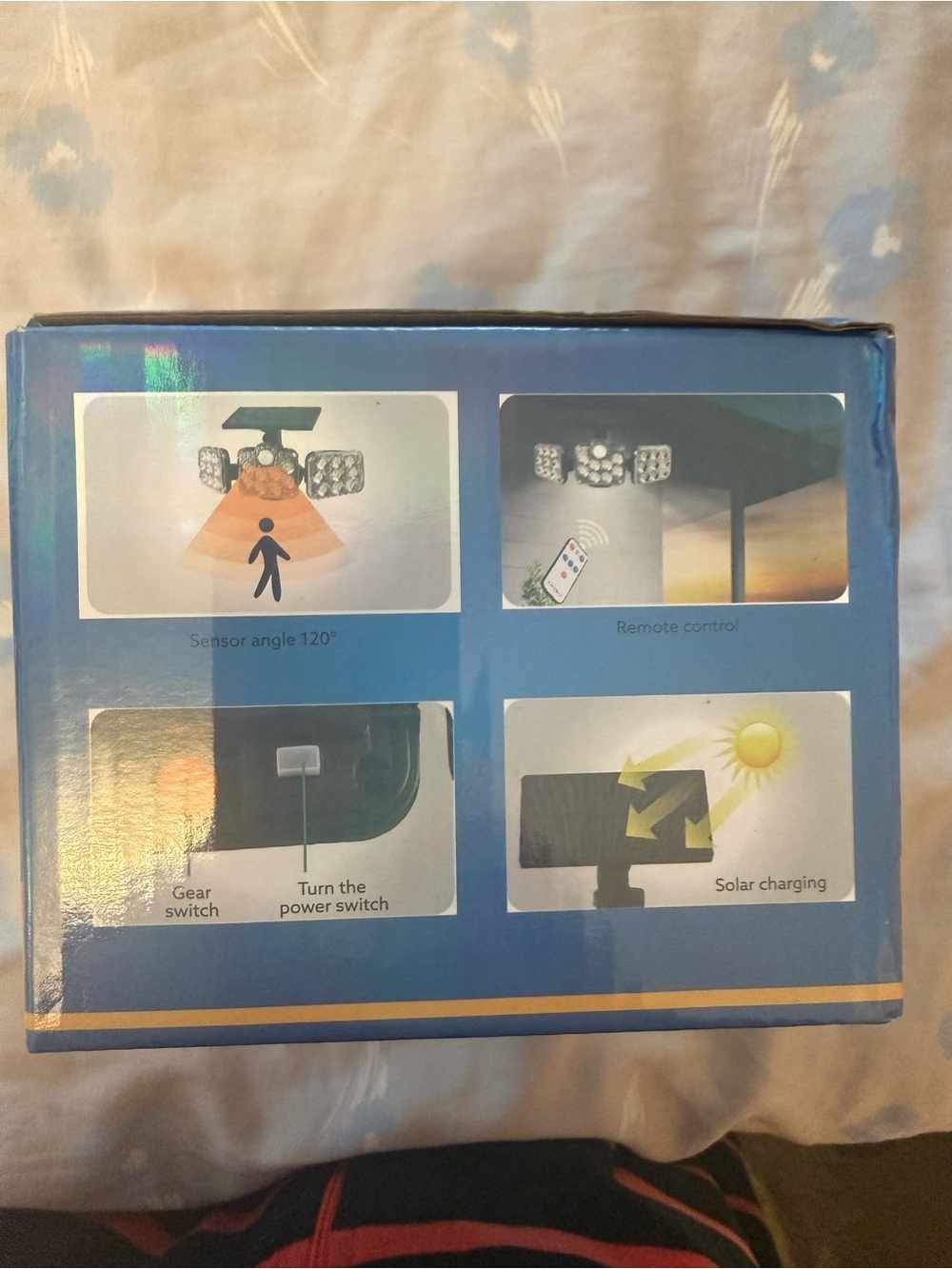 Solar-Powered LED Security Floodlight with Remote - Picture 10 of 10